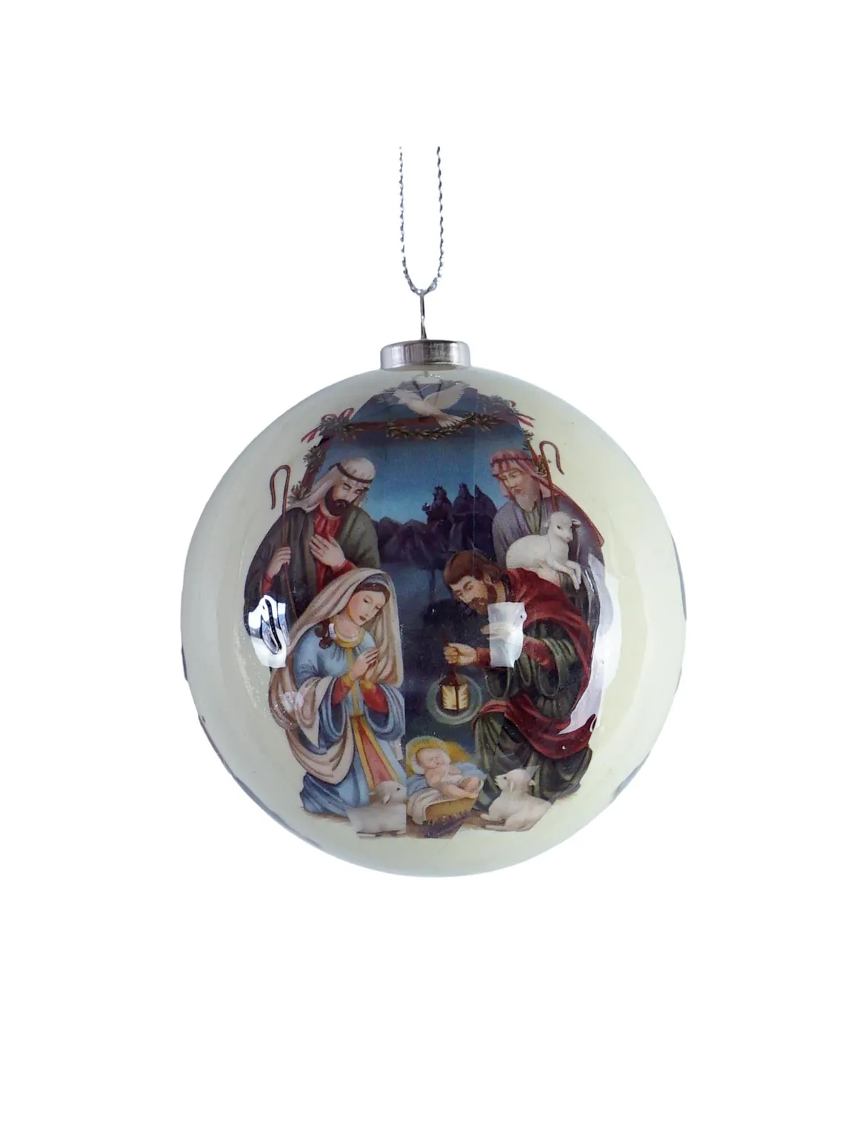 KUGLICA BOŽIĆNA - DECOUPAGE SV. OBITELJ
