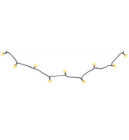 LAMPICE BOŽIĆNE KUGLICE 100 LED 9,90 m TOPLO BIJELA