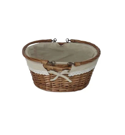 KOŠARA 35x27x15 cm OVALNA NATUR