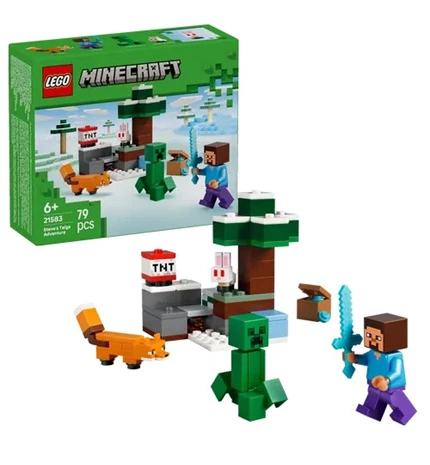 LEGO MINECRAFT STEVEOVA PUSTOLOVINA U TAJGI