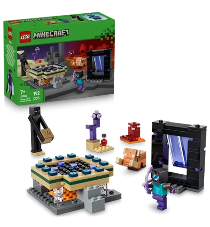 LEGO MINECRAFT PUTOVANJE KROZ PORTALE NETHER I END