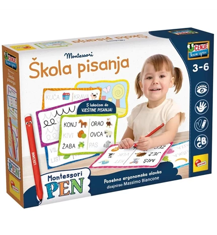 LISCIANI MONTESSORI ŠKOLA PISANJA