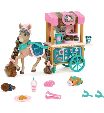 JAKKS PACIFIC FIGURA WILD MANES COCOAIN KONJ I KOČIJA PEKARNICA