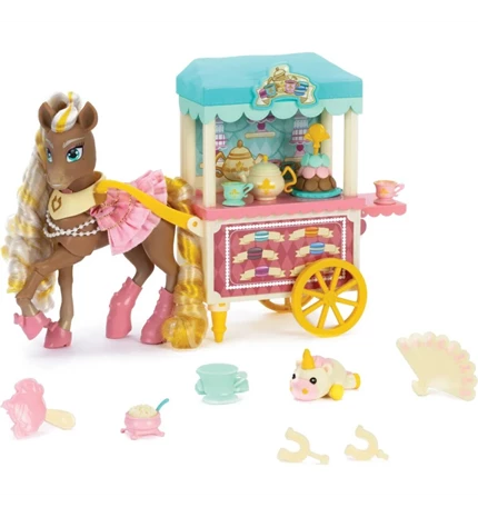 JAKKS PACIFIC FIGURA WILD MANES CHERIEJINA ČAJANKA I KOČIJA