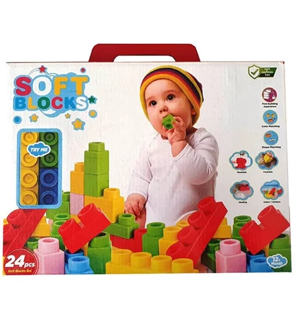 IGRAČKA BABY KOCKE SOFT 24/1