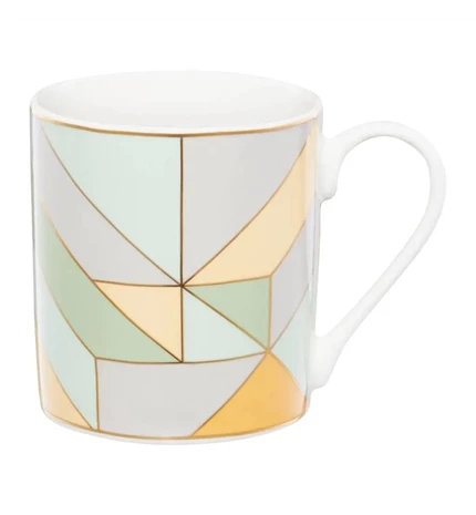 ŠALICA GEOMETRIC 380 ml PRAVOKUTNICI