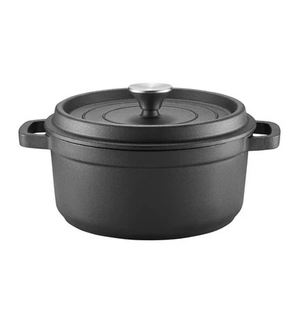 LONAC OD LIJEVANOG ŽELJEZA S POKLOPCEM 20 cm/2,2 L