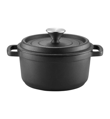 LONAC OD LIJEVANOG ŽELJEZA S POKLOPCEM 24 cm/3,5 L