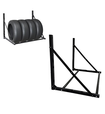 STALAK ZIDNI ZA GUME DO 100 kg 56x50x80-120 cm