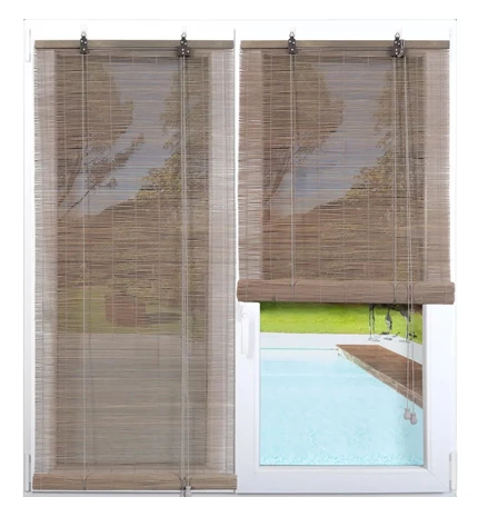 ZAVJESA BAMBUS ROLO 120X180 cm, SIVA