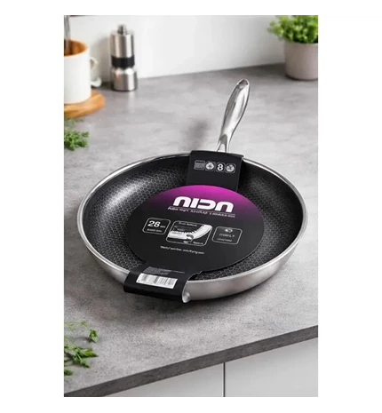 TAVA HEXAGONAL HYBRID INOX 24 cm