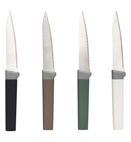 NOŽEVI STEAK 4/1 2,6x1,4x22 cm PP/METAL RAZNE BOJE