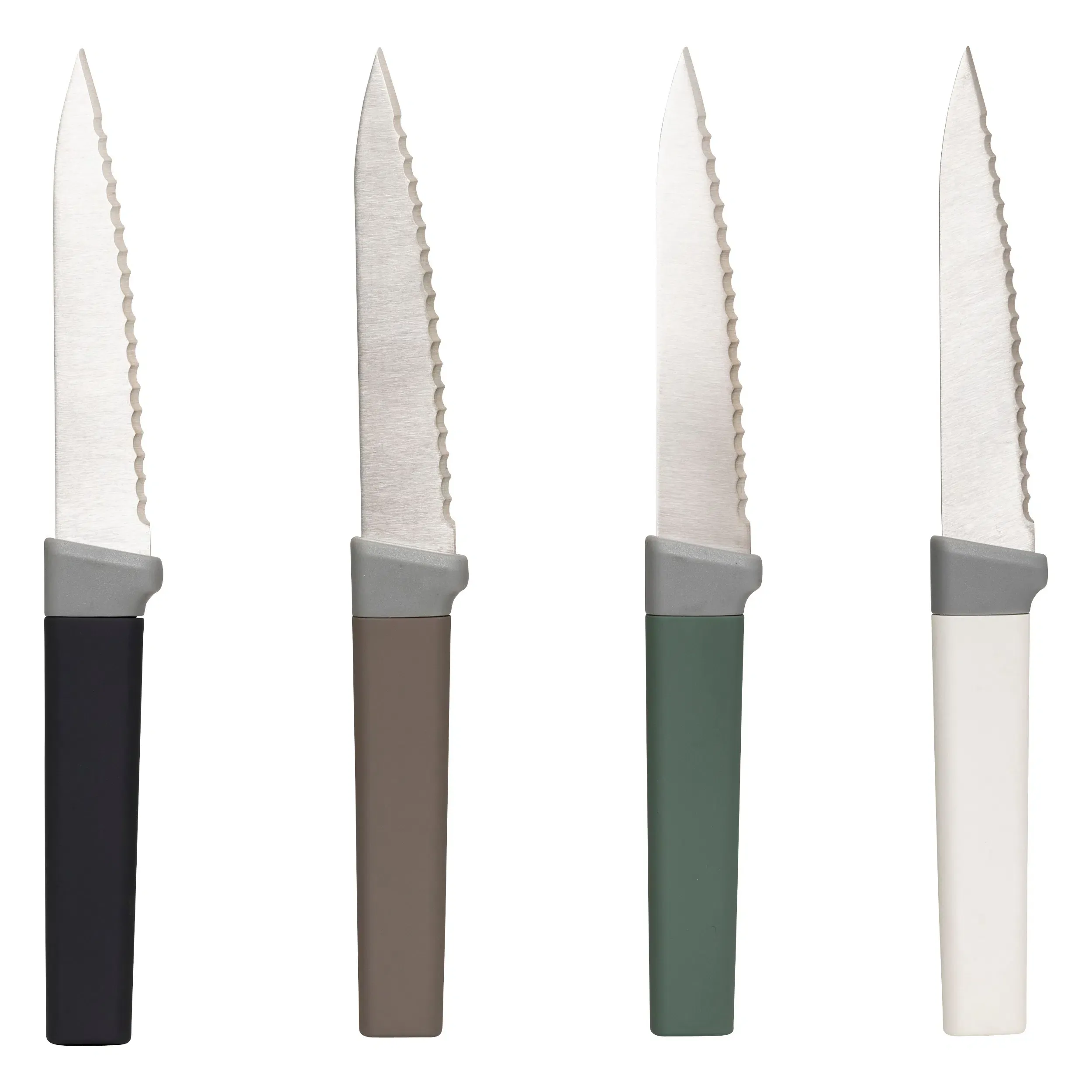 NOŽEVI STEAK 4/1 2,6x1,4x22 cm PP/METAL RAZNE BOJE