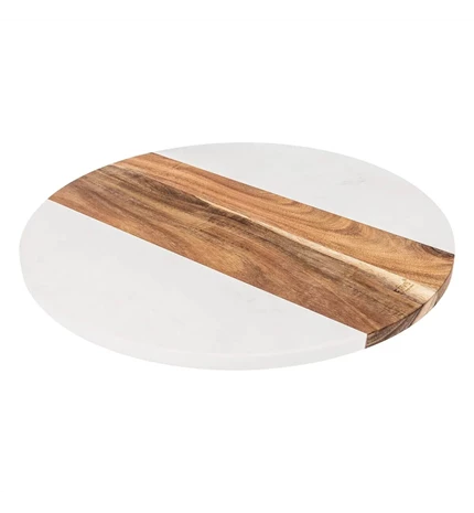 PLADANJ ROTIRAJUĆI ZA POSLUŽIVANJE HARMONY 34,9x2,9 cm DRVO BEŽ
