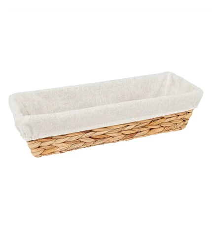 KOŠARA ZA KRUH HARMONY 39x14x9 cm POLIESTER/PAMUK BEŽ