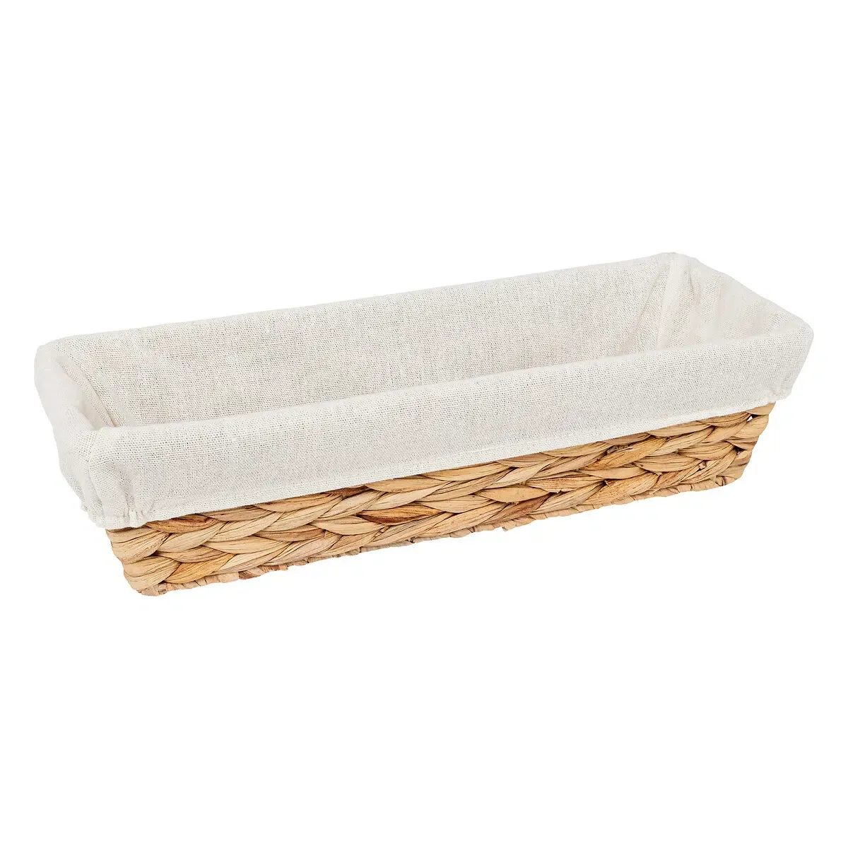 KOŠARA ZA KRUH HARMONY 39x14x9 cm POLIESTER/PAMUK BEŽ