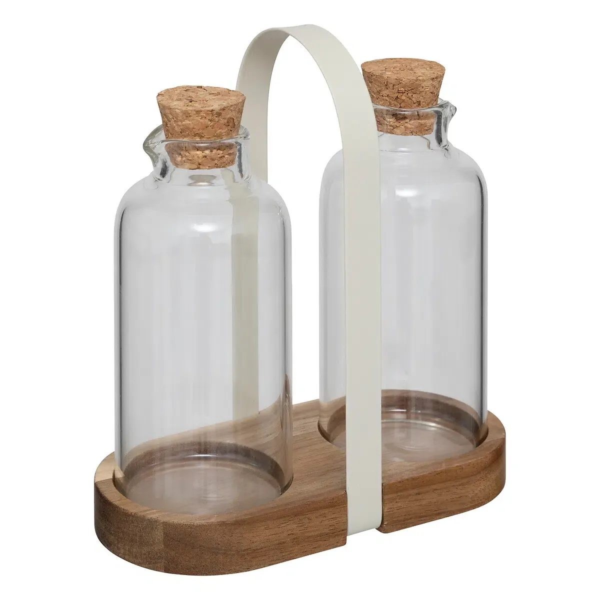 SET ZA ULJE I OCAT HARMONY 2/1,  STAKLO/ACACIA