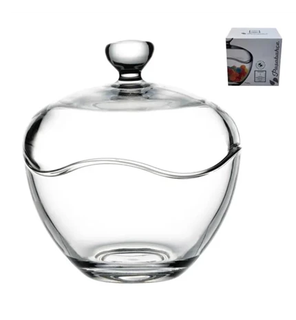 STAKLENA POSUDA TOSCANA S POKLOPCEM 400 mL 14,2x13 cm