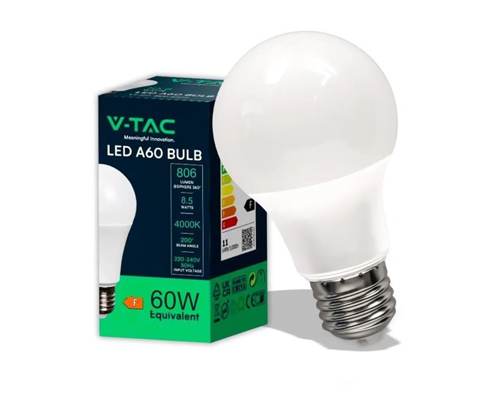 ŽARULJA LED - 8,5W E27 A60 4000K