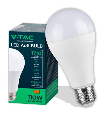 ŽARULJA LED 17W A65 E27 4000K