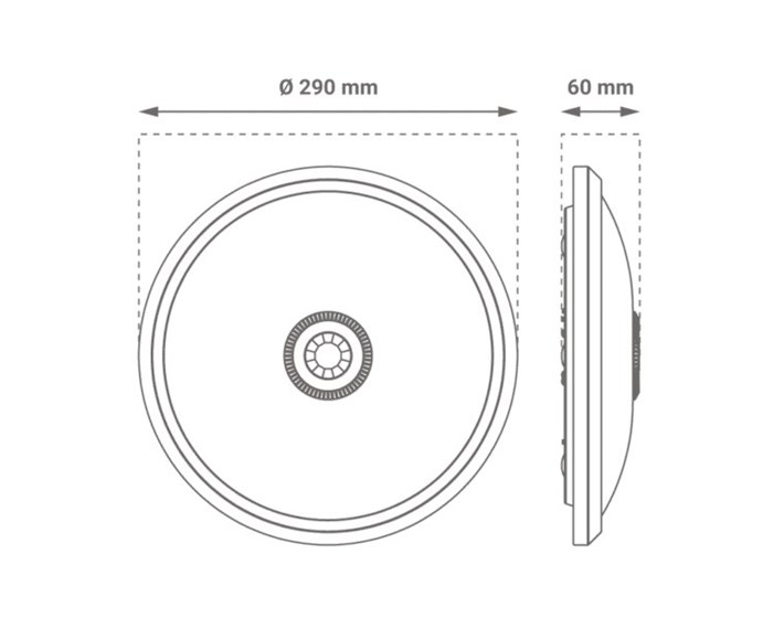 PLAFONJERA LED SA SENZOROM 4000K