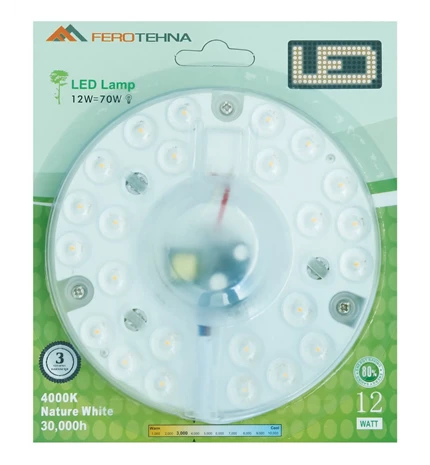PRIBOR RASVJETNI LED MODUL 12W 950lm 4000K 170-265V DIA122 BLISTER