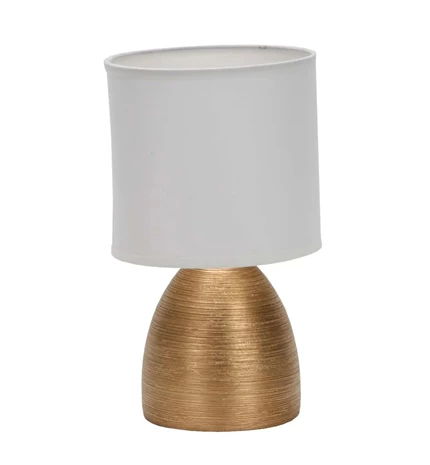 LAMPA STOLNA KERAMIČKA STONE GOLD