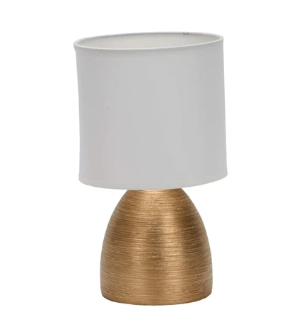 LAMPA STOLNA KERAMIČKA STONE GOLD