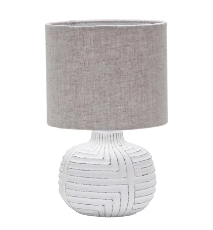 LAMPA STOLNA KERAMIČKA KNIT WHITE