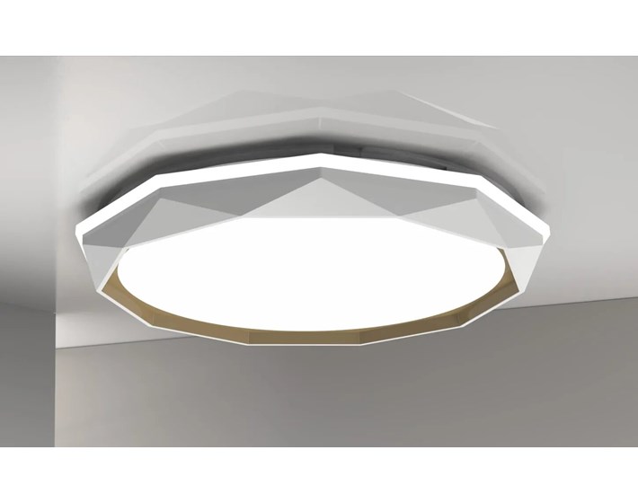 SVJETILJKA LED STROPNA VALENTINA PVC D500 36W 4000lm 4000K IP20 WHITE