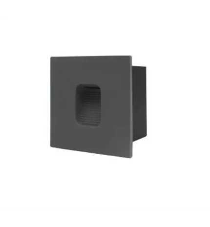 SVJETILJKA LED VANJSKA UGRADBENA DALLAS SQUARE 1W 25 LM 4000K IP54 BLACK