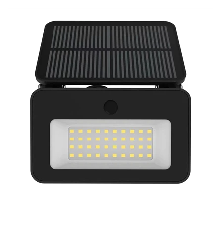SVJETILJKA SOLARNA LED ZIDNA SA SENZOROM 6W 1000 LM 3000/4000/65000K IP65 BLACK