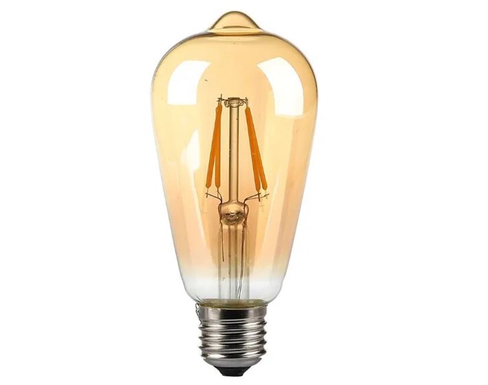 ŽARULJA LED 4W FILAMENT E27 ST64 2200K JANTAR