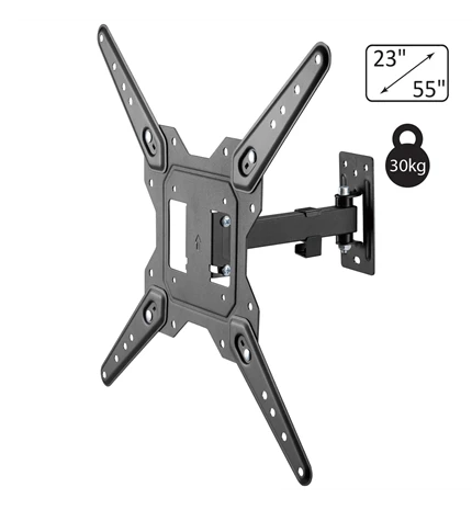 NOSAČ ZA TV PRIJEMNIKE 23"- 55", 30 kg, ZIDNI, FULL MOTION
