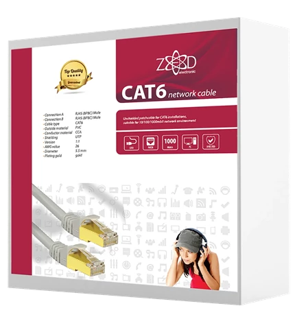 KABEL MREŽNI FTP CAT6, 20 m