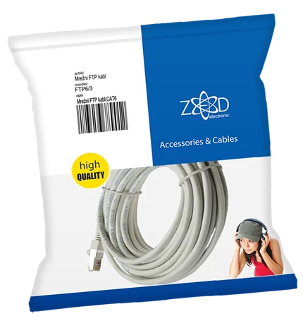 KABEL MREŽNI FTP CAT6, 3 m