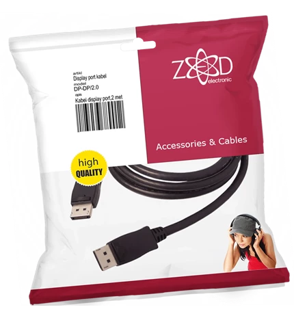 KABEL DISPLAY PORT NA DISPLAY PORT, 2 m