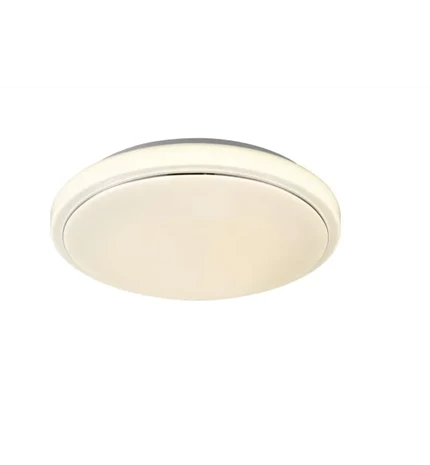 SVJETILJKA STROPNA LED FLORA PVC D330 18 W 1080 lm 3000-6500 K IP20 WHITE + CHRO