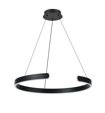 SVJETILJKA VISEĆA LED RHEA D600 45 W 3150 lm 3000/4000/6000 K IP20 BLACK