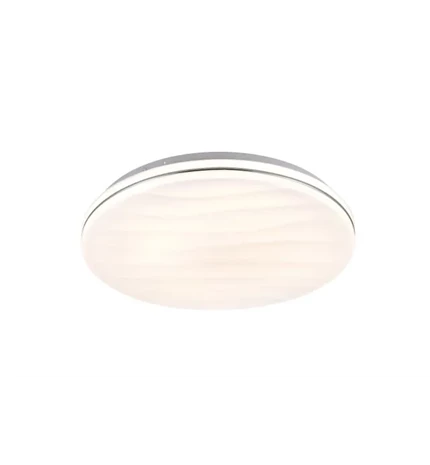 SVJETILJKA STROPNA LED IRIS PVC D330 18 W 1080 lm 3000-6500 K IP20 WHITE + CHROM