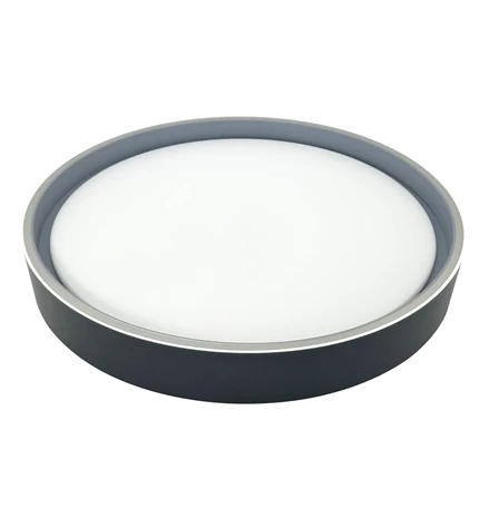 SVJETILJKA STROPNA LED LEAH PVC D400 24 W 1440 lm 3000-6500 K IP20 BLACK + GREY