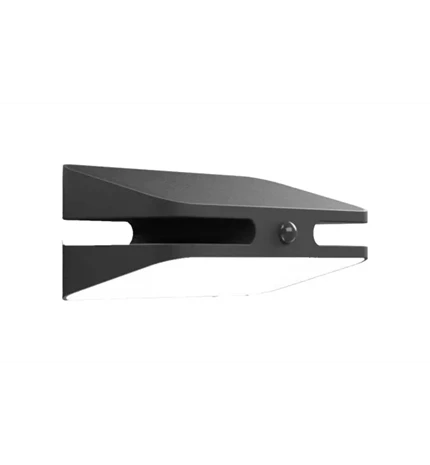 SVJETILJKA SA SENZOROM SOLARNA ZIDNA LED BERGEN 7 W IP54 700 lm 4000 K BLACK