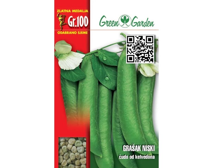 SJEME GRAŠAK NISKI ČUDO KELVEDONA 100g