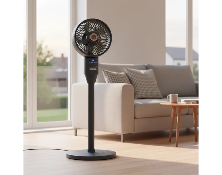 VENTILATOR S POSTOLJEM GREEN TECH G-F8-WB, 45 W, 30x30x84 cm, S TIMEROM, TAMNO P