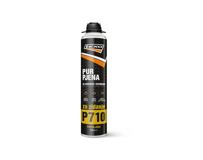 PJENA PU PIŠTOLJSKA ZA ZIDANJE TEXO 750ml