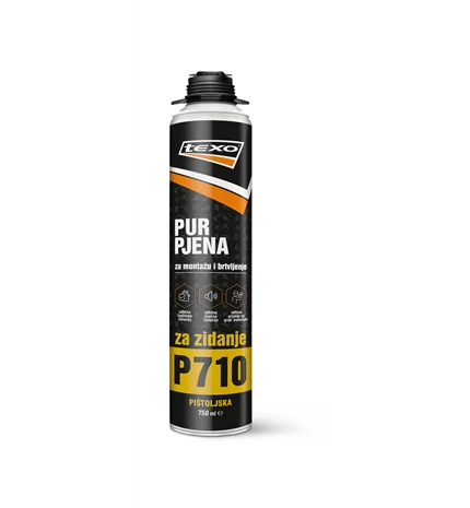 PJENA PU PIŠTOLJSKA ZA ZIDANJE TEXO 750ml