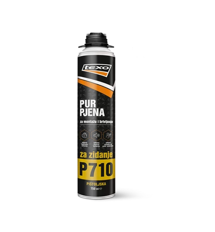 PJENA PU PIŠTOLJSKA ZA ZIDANJE TEXO 750ml