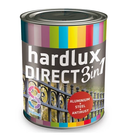 BOJA ZAVRŠNA ZA METAL HARDLUX LAK DIRECT 3u1 SREBRNI 9006 0,20 lit