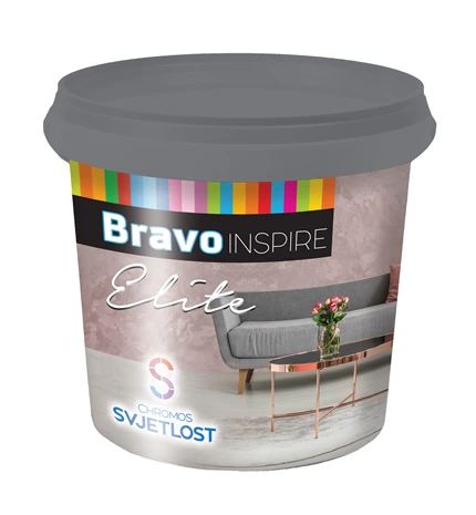 BOJA UNUTARNJA ZA ZID BRAVO INSPIRE ELITE GOLD 1 L