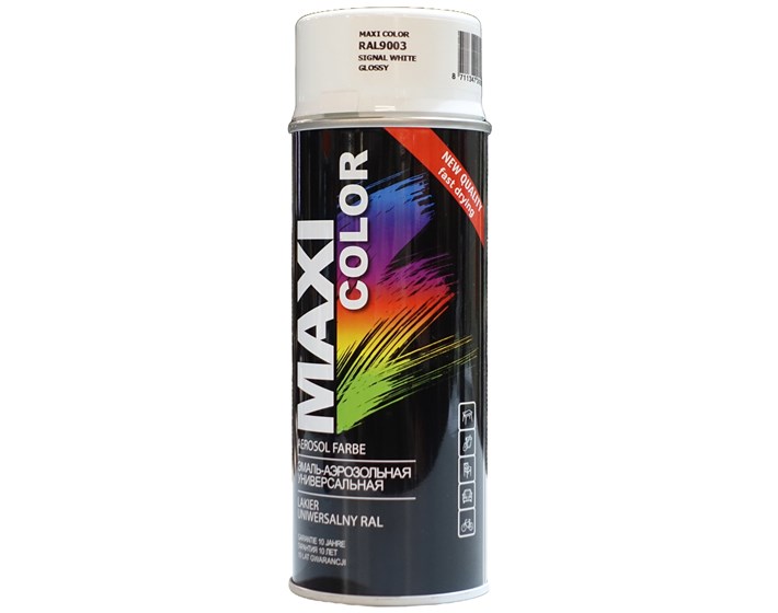SPREJ MAXI COLOR RAL 9003 GL. 400 ml